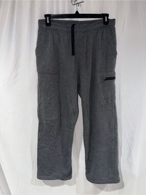 Foot Locker Sweatpants Gray Fleece Straight Leg Pants 2XL